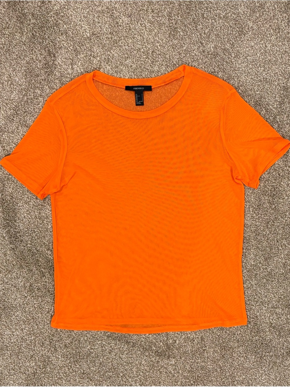 Forever 21 Mesh baby tee SMALL